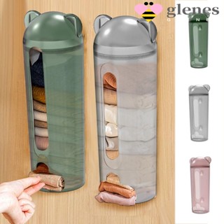 Glenes ที่วางถุงขยะพลาสติก แบบแขวนผนัง ขนาดใหญ่ จุของได้เยอะ สีเขียว ชมพู เทา สําหรับห้องครัว