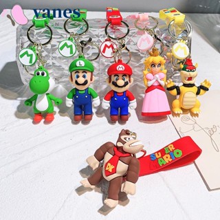 Vanes1 พวงกุญแจ จี้ตุ๊กตา Mario Bros เครื่องประดับ สําหรับตกแต่งกระเป๋า DIY