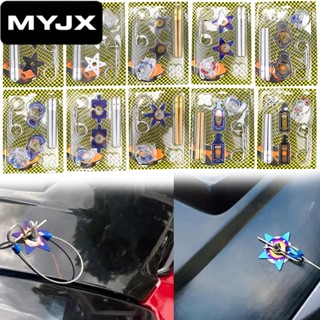 【MYJK】 Omp กิ๊ฟล็อคไทเท ล็อคฝากระโปรง รถยนต์(เสาคละสี)