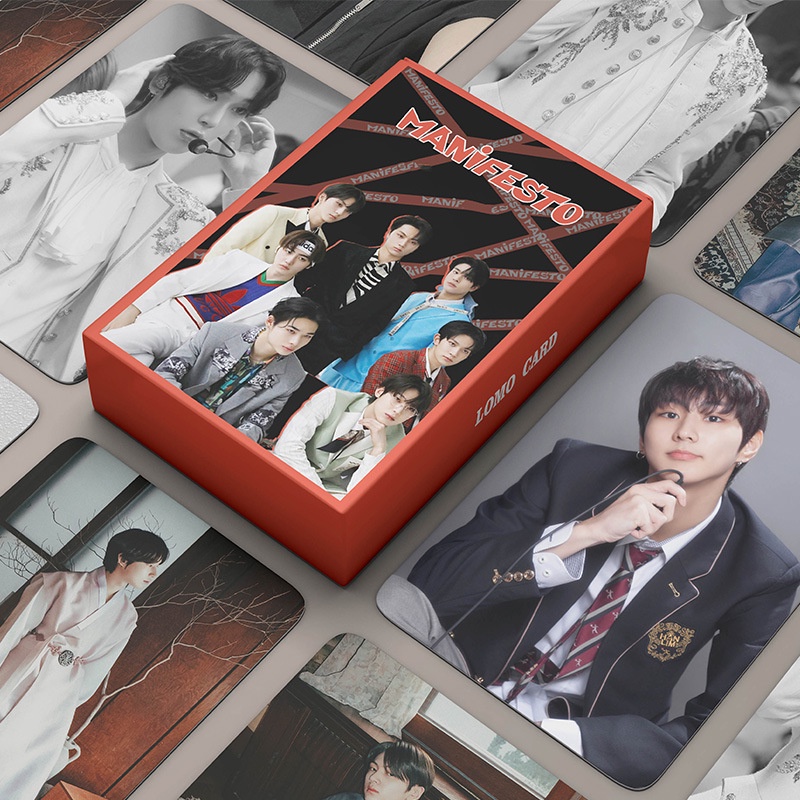 Kpop EN ใหม่ Lomo การ์ดเก็บสะสม ขนาดเล็ก การ์ดสุ่ม การ์ดลิมิเต็ด 55 ชิ้น