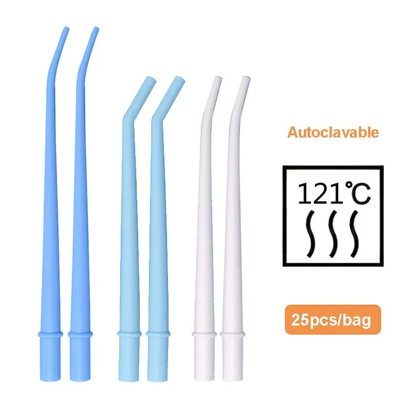 25pcs/bag Disposable Dental Suction Tips Saliva Ejector Dentistry Clinic Surgical Dental Suction tub