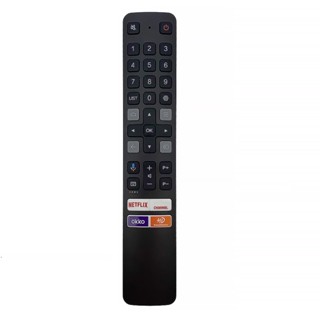 Rc901v FMRD รีโมตควบคุมด้วยเสียงบลูทูธ สําหรับสมาร์ททีวี TCL LCD LED Netflix TCL Channel OKKO HD KHHONOHCK