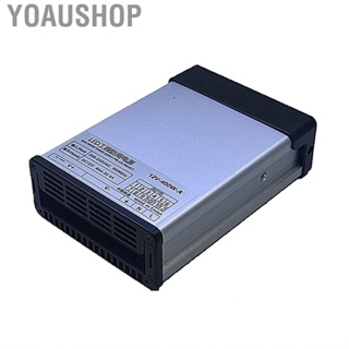 Yoaushop Switching Power Supply  Rainproof Large Capacitive 400W Aluminum Rustproof Good Heat Dissipation 12V for Outdoor