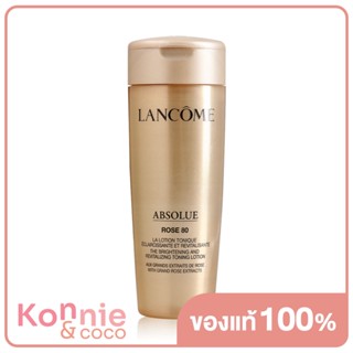 Lancome Absolue Rose 80 The Brightening And Revitalizing Toning Lotion 50ml ลังโคม โลชั่นเนื้อเจลบางเบา.