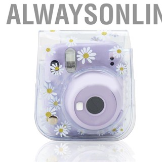 Alwaysonline Instant  Bag for Mini8 9 11 Transparent Daisy Print Universal Portable