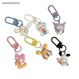 Onem Kawaii Sanrio พวงกุญแจ จี้การ์ตูน Cinnamoroll Kuromi Melody สําหรับห้อยกระเป๋า หูฟัง ของขวัญวันเกิด คริสต์มาส