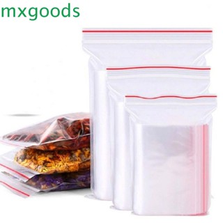 Mxgoods ถุงพลาสติกใส PE สําหรับใส่ขนมขบเคี้ยว
