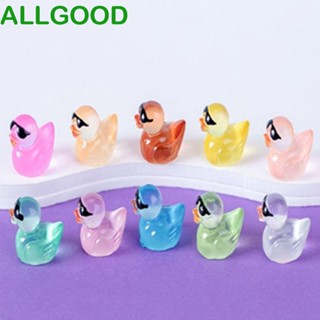 Allgoods เป็ดเรซิ่นเรืองแสง 12 สี สําหรับตู้ปลา DIY 20 ชิ้น