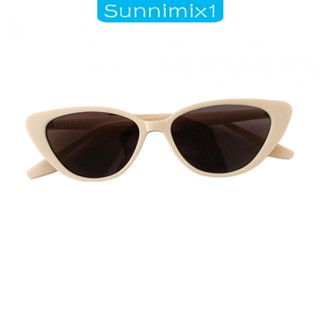 [Sunnimix1] แว่นตากันแดด ป้องกันแสงแดด สไตล์โมเดิร์น เรโทร เหมาะกับเดินชายหาด กลางแจ้ง สําหรับผู้หญิง