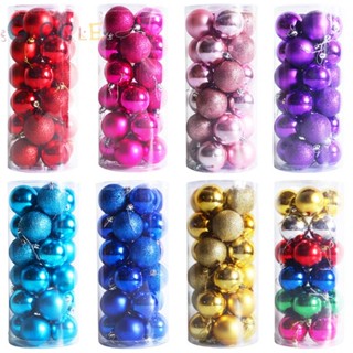 ⭐NEW ⭐Shatterproof Plastic 6cm Christmas Balls Set of 24pcs Decorate with Ease