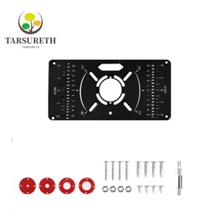 Tarsureth แผ่นเราเตอร์ พลาสติก อลูมิเนียม แบบพกพา สําหรับงานไม้