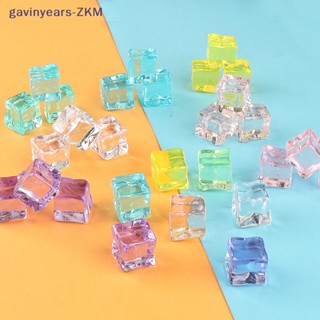 [gavinyears] โมเดลก้อนน้ําแข็งจําลอง ขนาดเล็ก เรืองแสง DIY สําหรับตกแต่ง 5 ชิ้น