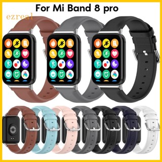 Ez สายนาฬิกาข้อมือหนัง PU ทนทาน อุปกรณ์เสริม สําหรับ Smart Band 8 Pro