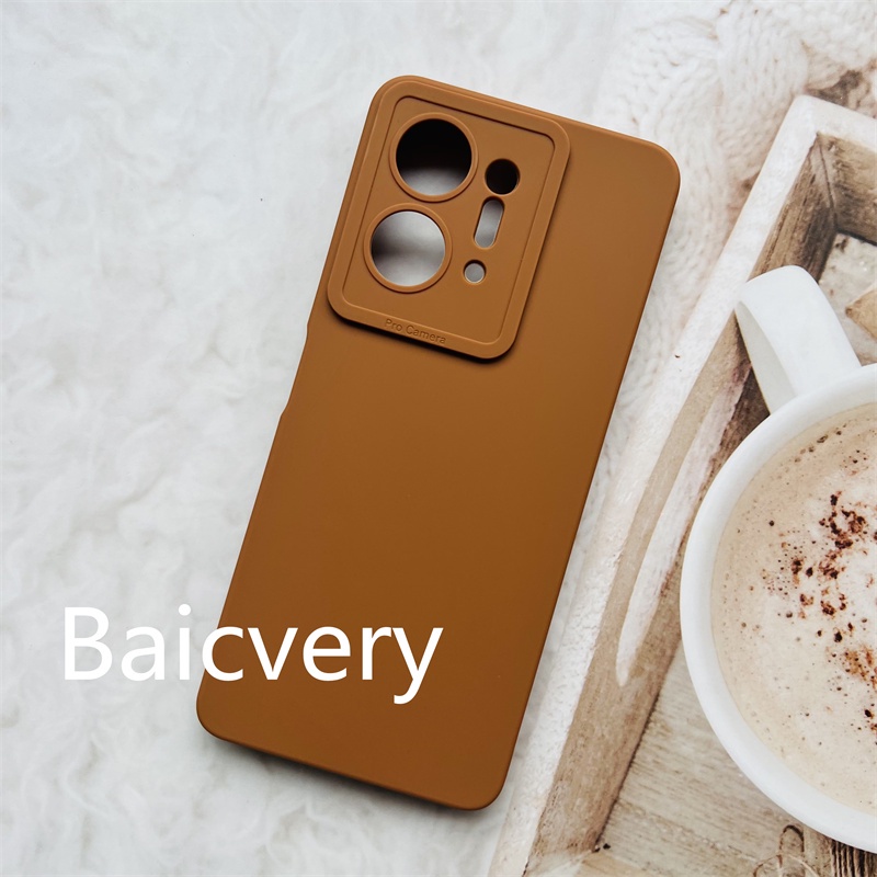 เคสซิลิโคน เนื้อแมตต์ หลากสี สําหรับ Infinix Hot 30 5G รูปที่ 6