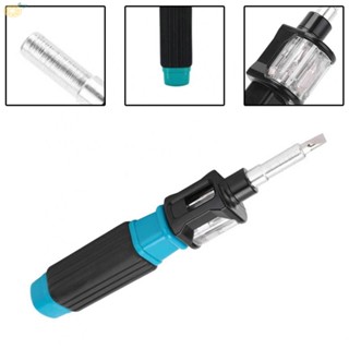 【VARSTR】Screwdriver 1 Set Multi-bit PH1 PH2 PH3 Quick-Change Ratcheting Screwdriver