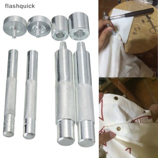 Flashquick ชุดเครื่องมือเจาะรูตาไก่ สําหรับงานหนัง งานฝีมือ เสื้อผ้า