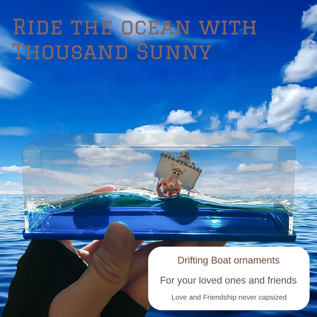 ★วันพีช★Going Merry&Boundus Sunny 流船桌面摆件