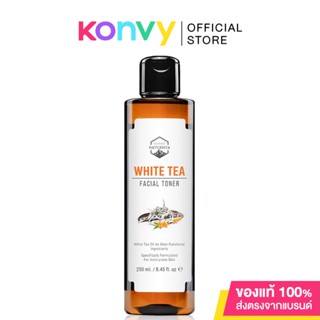 Naturista White Tea Facial Toner 250ml โทนเนอร์ชาขาว ปกป้องเซลลผิวที่ถูกทำลายจากแสงแดด ลดเลือนริ้วรอย และจุดด่างดำ.