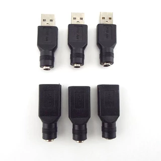 DC หญิงแจ็ค 5.5*2.1 มม.USB 2.0 ชาย mirco ประเภท c ปลั๊กหญิงแจ็ค 5V Connector converter อะแดปเตอร์สําหรับแล็ปท็อป TH23B2
