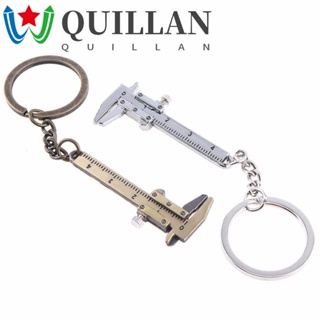 Quillan เวอร์เนียคาลิปเปอร์ พวงกุญแจ สเกล พวงกุญแจ ไม้บรรทัดจําลอง 0-4 ซม. พวงกุญแจรถ ไม้บรรทัด เวอร์เนียคาลิปเปอร์ ขนาดเล็ก เกจวัด