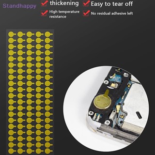 Standhappy ใหม่ สติกเกอร์ป้องกันกล้อง อินฟราเรด ลายจุด เมทริกซ์ แบบเปลี่ยน สําหรับโทรศัพท์มือถือ กล้องหลัง 100 ชิ้น