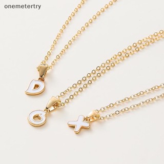 Onem สร้อยคอแฟชั่น 26 Initials Charm เครื่องประดับ สําหรับผู้หญิง ผู้ชาย