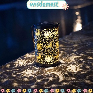 Wisdomest โคมไฟเหล็ก พลังงานแสงอาทิตย์ กันน้ํา สําหรับแขวนตกแต่งสวน กลางแจ้ง