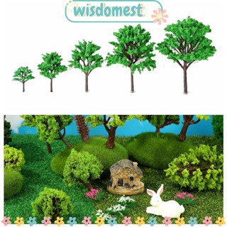 Wisdomest โมเดลต้นพีชประดิษฐ์ ขนาด 4 6 8 10 12 ซม. สําหรับตกแต่งสวน DIY 10 ชิ้น