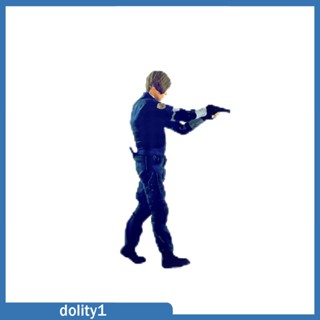 [Dolity1] โมเดลฟิกเกอร์ 1/64 Cops and Zombie สเกล S DIY สําหรับตกแต่งสวน 4 ชิ้น