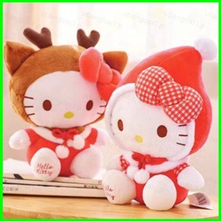 ตุ๊กตายัดนุ่น อนิเมะ Sanrio Hello Kitty Christmas Series ของขวัญ สําหรับเด็กผู้หญิง ตกแต่งบ้าน