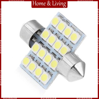 Aotoo หลอดไฟ LED 3528 16SMD 31 มม. สําหรับติดป้ายทะเบียนรถยนต์ 1 ชิ้น