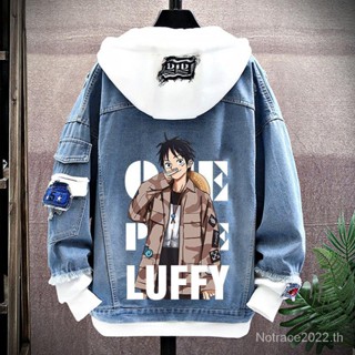 ★One Piece★เสื้อแจ็กเก็ตกันหนาว มีฮู้ด ทรงหลวม ลาย Luffy &amp; Hancock Joint 2023