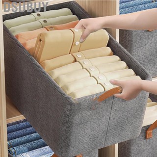 Dsubuy Clothes Organizer  Fabric Cloth Storage Bins Multifunctional for Shelves