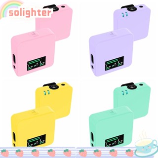 SOLIGHTER เคสป้องกัน, ระบบไมโครโฟน กันฝุ่น, เคสนิ่ม กันกระแทก สีสันสดใส สําหรับ RODE Wireless Go/Go II