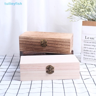 【tuilieyfish】กล่องไม้ สไตล์เรโทร สําหรับใส่เครื่องประดับ ตกแต่งโต๊ะ【IH】