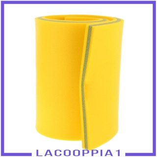 [Lacooppia1] แผ่นโฟมลอยน้ํา XPE 3 ชั้น ขนาด 110x40x3.2 ซม. สีเหลือง