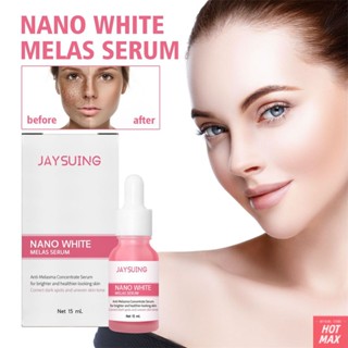 Jaysuing Lighten Spots Whitening Essence 15ml Moisturizing Repairing ที่มีประสิทธิภาพ Dark Spot Lightening Fine Line Reduction,Beauty Frenzy