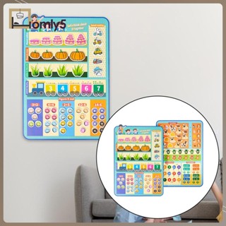 [Homyl5] โปสเตอร์เลขคณิตศาสตร์ Montessori สําหรับเด็กผู้ชาย