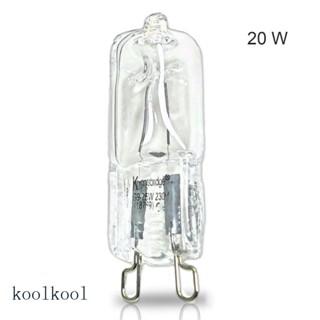 Kool G9 หลอดไฟเตาอบ 25W 110V 220V G4 10W 20W สําหรับเตาอบ และไมโครเวฟ 500 องศา C