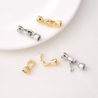 บักเกิลเชื่อมต่อสร้อยคอ สร้อยข้อมือ ทอง 18K ประดับไข่มุก แฮนด์เมด diy สําหรับเด็ก