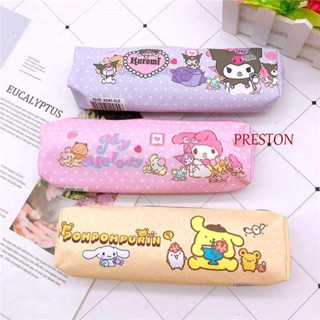 Preston กระเป๋าดินสอ หนัง PU ลาย Melody Cinnamoroll สําหรับนักเรียน