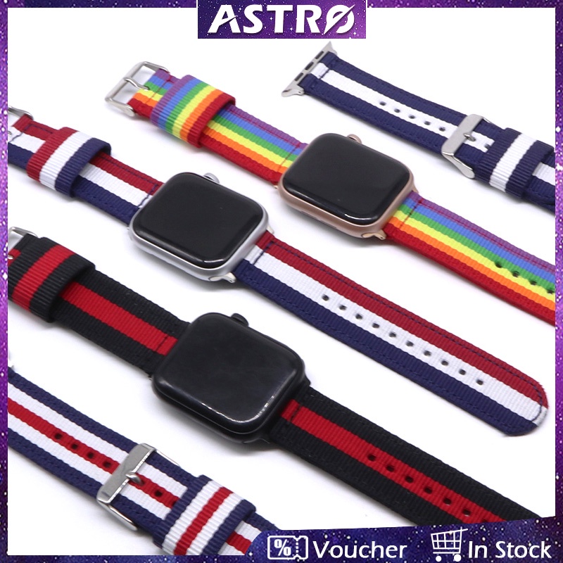 สายนาฬิกาข้อมือ ผ้าแคนวาส ไนล่อน ปรับได้ แบบเปลี่ยน สําหรับ Apple Watch 49 มม. 45 มม. 41 มม. 44 มม. 40 มม. 42 มม. 38 มม. iWatch Ultra Series 8 7 6 5 4 3 2 1 SE