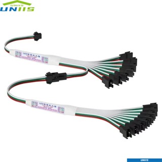 Uniis โมดูลขยายสัญญาณไฟ LED DC5-24V TTL พิกเซล 3pin ขนาดเล็ก สําหรับ WS2811 WS2812B SK6812