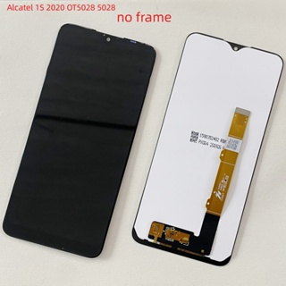 อะไหล่หน้าจอสัมผัสดิจิทัล LCD สําหรับ Alcatel 1S 2020 OT5028 5028 5028Y 5028A 5028D 5028U