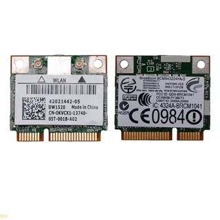 Xin Dual Band ไร้สาย BCM943224Hms DW1520 Half Mini Pci-e Wifi WLAN การ์ด สําหรับ DELL