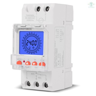 Digital LCD Display 24 Hours Electronic Time Clock 85-265V Hours Programmable Intelligent Analog Timer Switch with 15 Mins Interval