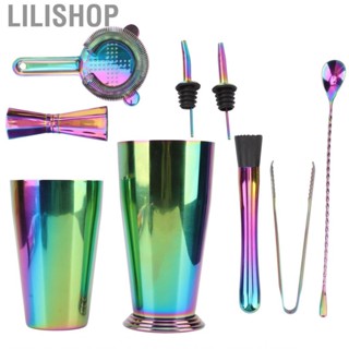 Lilishop Bartender Kit  Cocktail Jigger 304 Stainless Steel Dishwasher Safe for Home