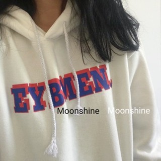 Moon เสื้อกันหนาว เสื้อแขนยาว เสื้อฮู้ด cozy fashionable unique High-quality WWY2390ALO36Z230909