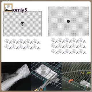 [Homyl5] ตาข่ายกันกระโดด ติดตั้งง่าย สําหรับตู้ปลา