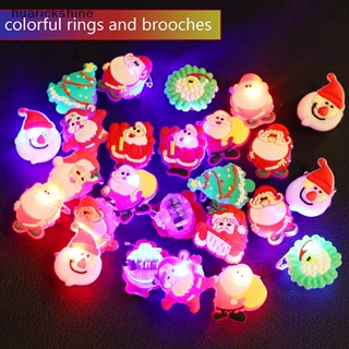 Huarickshine^^ ใหม่ แหวนฟักทองผีฮาโลวีน มีไฟ LED หลากสี 5 แพ็ก